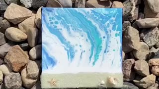 4x4” stretched canvas