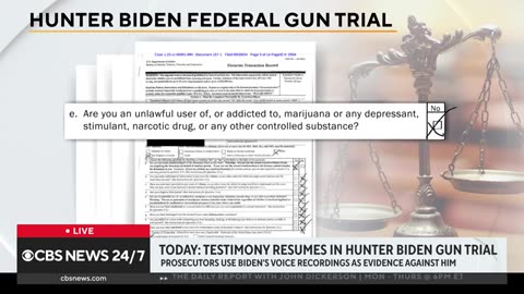 Hunter Biden's ex-wife to testify in his felony gun trial CBS News