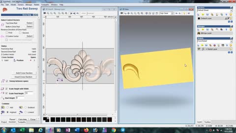 How to design in 3D using Artcam 2008