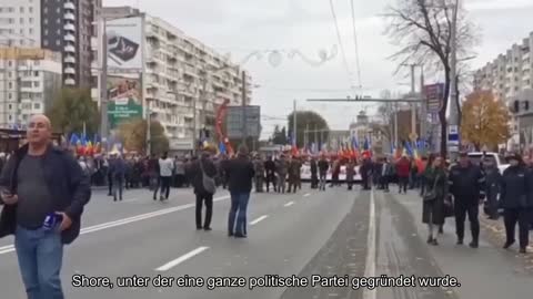 Massenproteste gegen die Regierung in Chisinau. Ich erinnere Sie daran, dass die Washington Post k