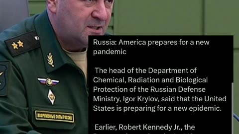 Russia: America prepares for a new pandemic