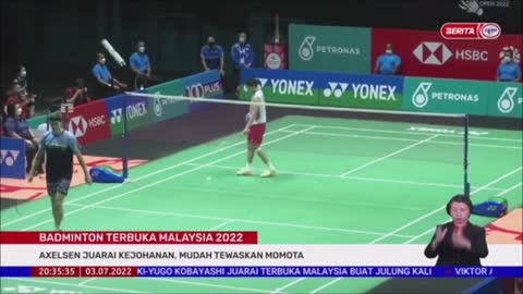 3 JULAI 2022-BERITA PERDANA-BADMINTON TERBUKA MALAYSIA 2022-AXELSEN JUARAI KEJOHANAN