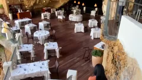 Best Place For Dinner ( Hotel Grotta Palazzese in puglia, Italy)