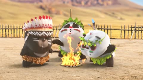 Funny Panda dance in 3d animation cartoon video with KumarBhudev 2k resulotion