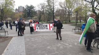 Start of the Toronto Freedom March, April 22, 2023