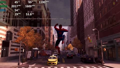 Low Spec: Marvel's Spider-Man Remastered on 0.422 TFLOPS (AMD Athlon 3000G APU)