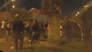 Pelea en Las compañías tras accidente