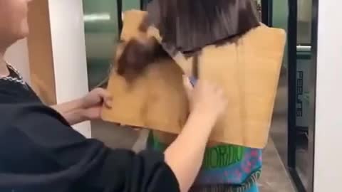 Unbelievable hair cutting