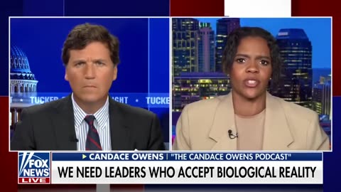 Candace Owens tells Tucker the establishment is promoting 'neo-slavery'