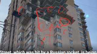 Ukraine rebuilds high rise that missle hit, friendly fire