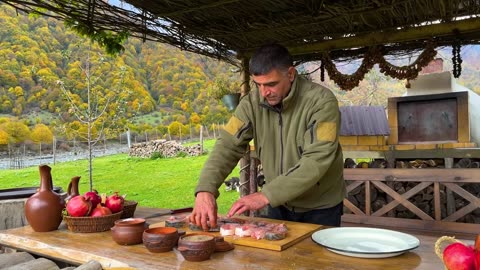 "Mountain Magic: Pomegranate Jam and Fried Fish – Exploring the Variety of Tastes in Nature"