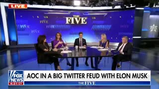 'The Five': AOC, Elon Musk's big Twitter feud