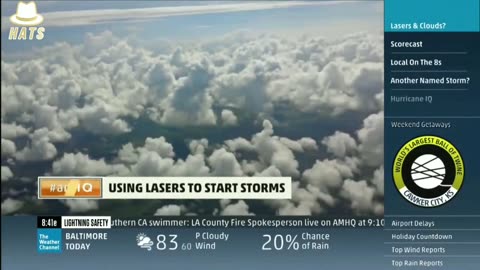 Using Lasers To Start Storms