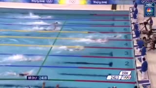 The 2008 Men's Swim Race is one of the best comeback stories of all time