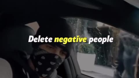 Delete negative people, forget your past, accept your mistake and restart your life with joy
