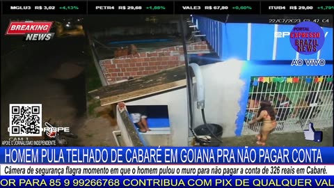 HOMEM PULA TELHADO DE CABARÉ EM GOIANA PRA NÃO PAGAR CONTA