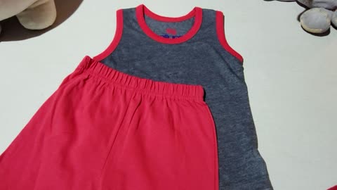 Allurepremium Baby Plain Sleeveless Top With Shorts