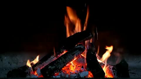 Relaxing Fire Cracking Wood Ambient Sound for Sleep, Meditation, and Relaxation