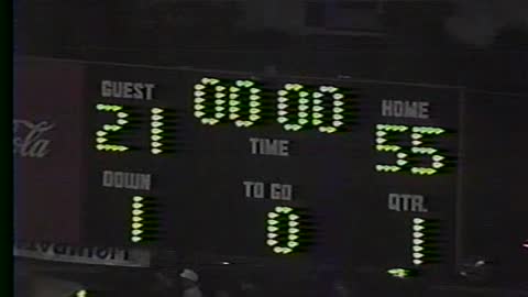 MHS Football vs Wheeler 1990