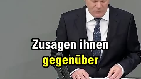 Scholz Bundestag ausgelacht