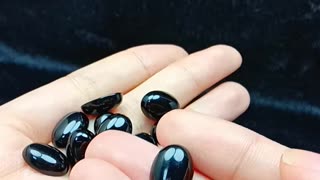 Natural turquoise and black onyx Charoite 10mm*14mm cabochon Gemstones For Jewelry 20231225-06-08