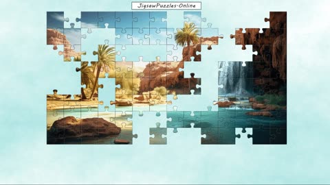 Oasis Jigsaw Puzzle Online