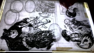 Art Timelapse: Charcoal Art for Book 2, Page 6 in Under 12 Minutes