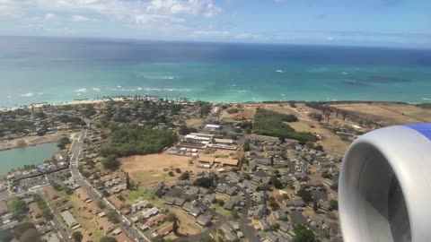 Southwest Airlines landing at Honolulu international Airport