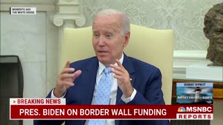 Joe Makes It Clear: He Tried NOT to Build the Wall But He 'Can't Stop It'