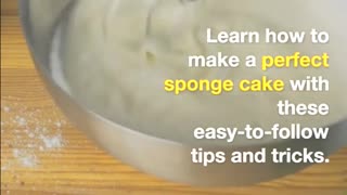 How to Make Sponge Cake