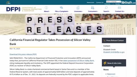 2ND LARGEST US BANK FAILURE EVER: $200 BILLION IN DEPOSITS STOLEN FROM CUSTOMERS! WHO'S NEXT?!