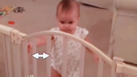 GLITCHES IN THE MATRIX, SEE A BABY WALK THROUGH A FENCE!