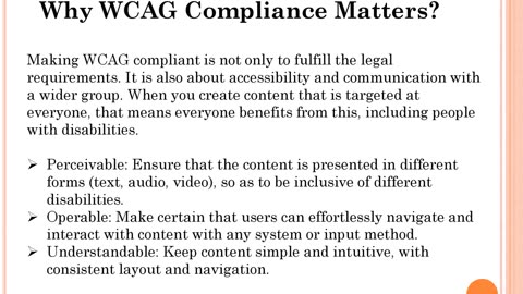 WCAG Compliance A Quick Guide