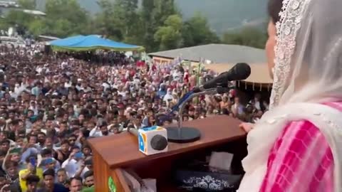 Maryam nawaz Shareef Speech Kashmir Election 2021