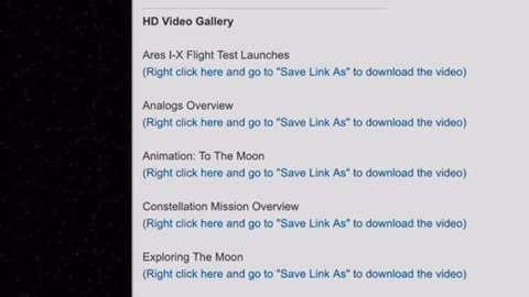 Nasa videos