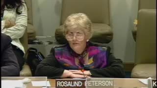 2007 Rosalind Peterson at UN Climate Change Conference 38 min - Geoengineering / Chemtrails - backup