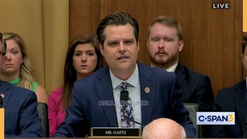 Matt Gaetz Asks The FBI Director If He Is Protecting The Biden Crime Family - 7/12/23