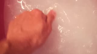 Dissolving soap in a water