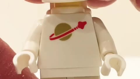 LEGO Minifigure White Classic Spaceman #shorts
