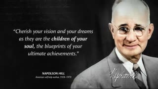 Napoleon Hill — Quotes that tell a lot about our life and ourselves | "Think And Grow Rich"