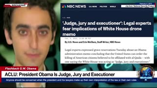 ACLU: President Obama Is Judge, Jury and Executioner (But Trump Is Hitler!!)