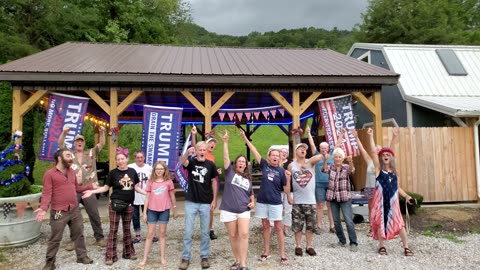 Trump Dance #Magapalooza National Patriot Campout Campbell County Tennessee