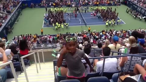 Coco Gauff celebrating 🤣