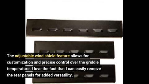 Customer Feedback: Sponsored Ad - AOKEMAi Wind Guard for Blackstone 17" Griddle, Blackstone Gri...