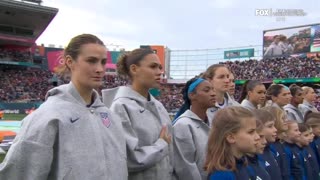 Disgrace. U.S. Women's Soccer Team Silent During National Anthem