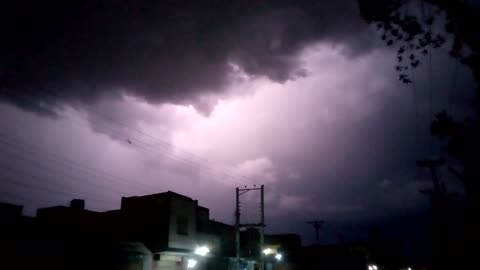 Stunning Rain Clouds Lightning