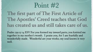 Apostles' Creed: First Article