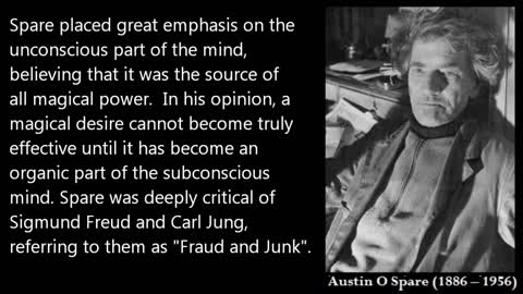 La stregoneria di Spare - Austin Osman Spare DOCUMENTARIO morirete tutti nei vostri peccati che non vi saranno MAI RIMESSI e finirete nello stagno di fuoco e di zolfo