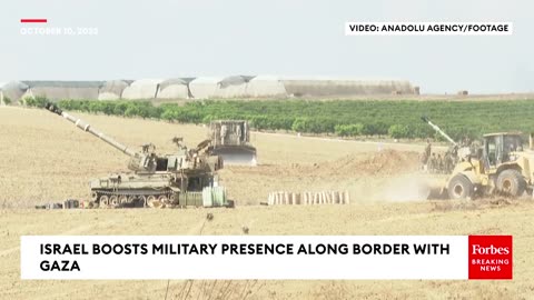 Israel Tightens Security Along Gaza Border With Tanks As Conflict Continues
