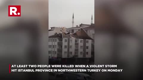 Towers Fall, Buildings Collapse As Fierce Storm Hits Turkey | Turkey Storm News
